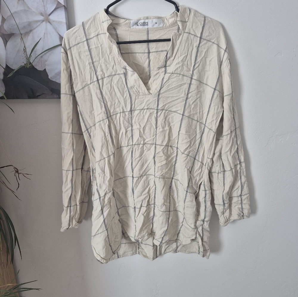 Carve designs Womens blouse with pockets